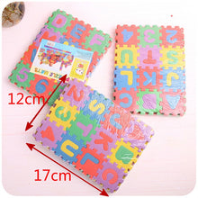 Load image into Gallery viewer, 36 Pcs Children Mini EVA Foam Alphabet Letters Numbers Floor Soft Baby Mat 3D Puzzle Kids Educational Toys 5*5