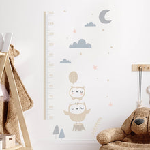 Load image into Gallery viewer, Cartoon Baby Height Measurement Lion Animals Wall Sticker Stars Vinyl Children Nursery Art Decals for Kids Room Home Decoration