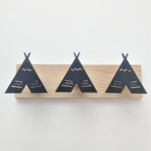 Load image into Gallery viewer, Kids Room Decorative Wooden Hooks White Bunny Dinosaur Natural Wood Hooks For Baby Boys Kids Nursery Room Storage Decoration