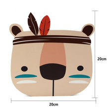 Load image into Gallery viewer, Nordic Nursery Room Decor Animals Fox Bear 3D Wall Stickers For Kids Rooms Wall Stickers Animals Nordic Fox FeatherWall Stickers
