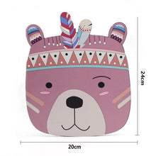 Load image into Gallery viewer, Nordic Nursery Room Decor Animals Fox Bear 3D Wall Stickers For Kids Rooms Wall Stickers Animals Nordic Fox FeatherWall Stickers
