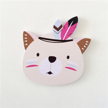 Load image into Gallery viewer, Nordic Nursery Room Decor Animals Fox Bear 3D Wall Stickers For Kids Rooms Wall Stickers Animals Nordic Fox FeatherWall Stickers
